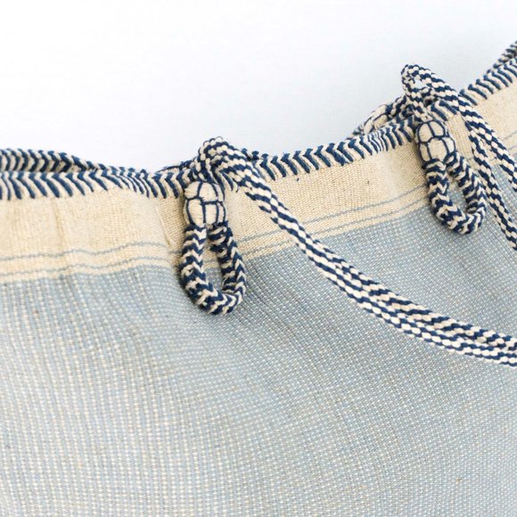 Tote bag xl with zipper jute cotton handmade - Picture 2 of 6